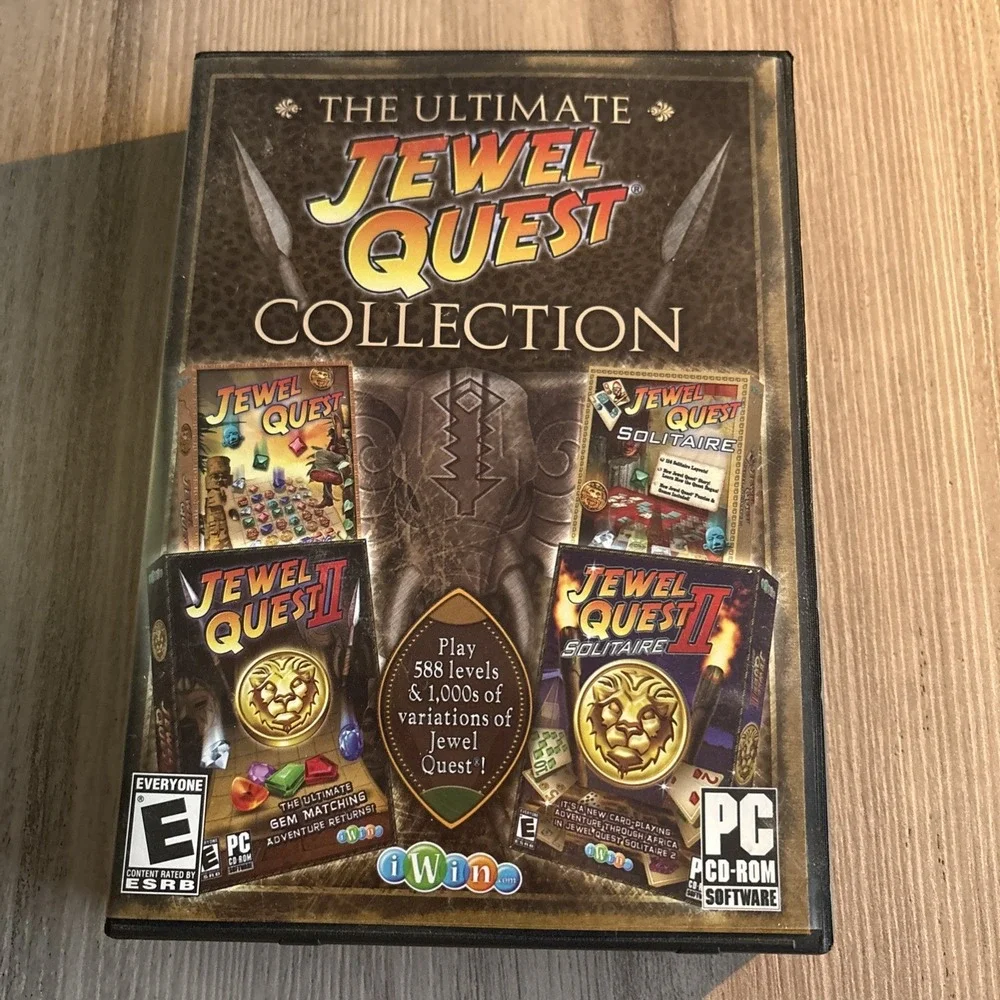 Jewel Quest Collection Computer‎ Game- Not Tested